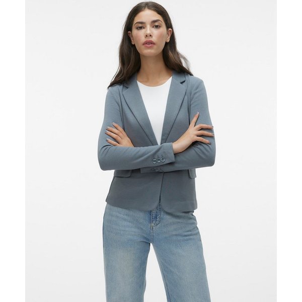 Vero Moda Jerseyblazer VMJULIANE, figurbetonter Schnitt, 1-Knopf Verschluss Materialmix, ungefüttert, regular fit
