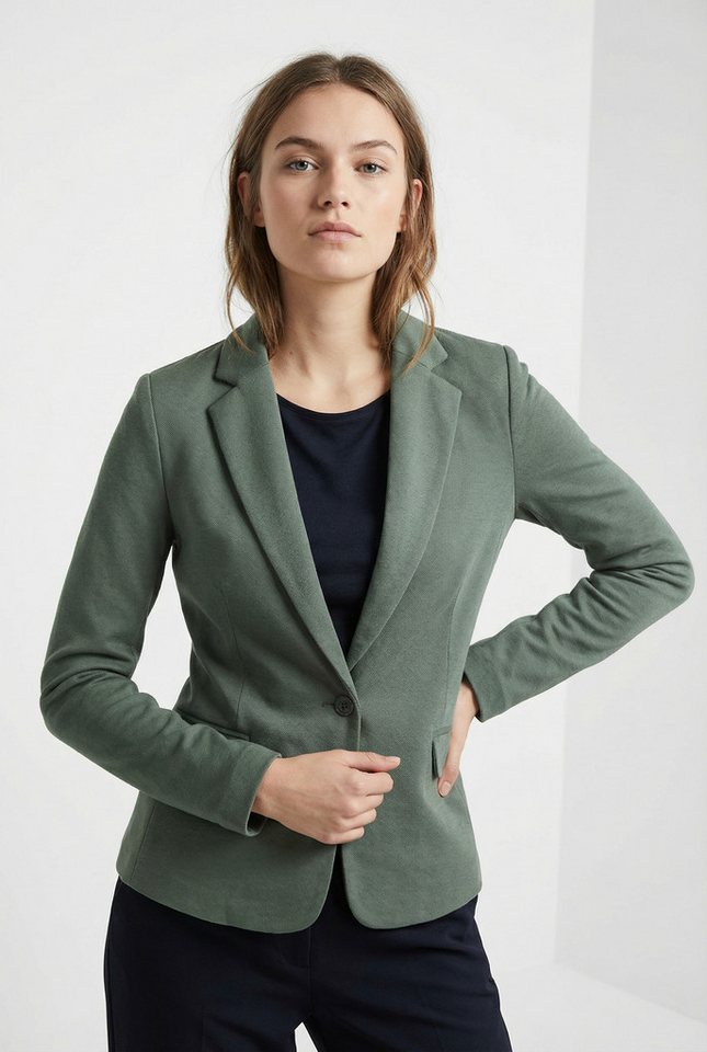 Vero Moda Jerseyblazer VMJULIANE, figurbetonter Schnitt, 1-Knopf Verschluss Materialmix, ungefüttert, regular fit – Bild 2 von 5