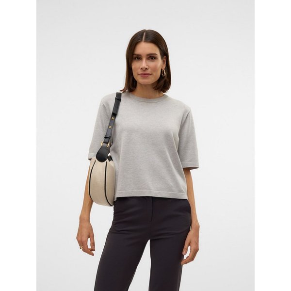 Vero Moda Kurzarmpullover VMSILJE 2/4 O-NCK OVERSIZE PULL GA NOOS Viskosemischung, oversize