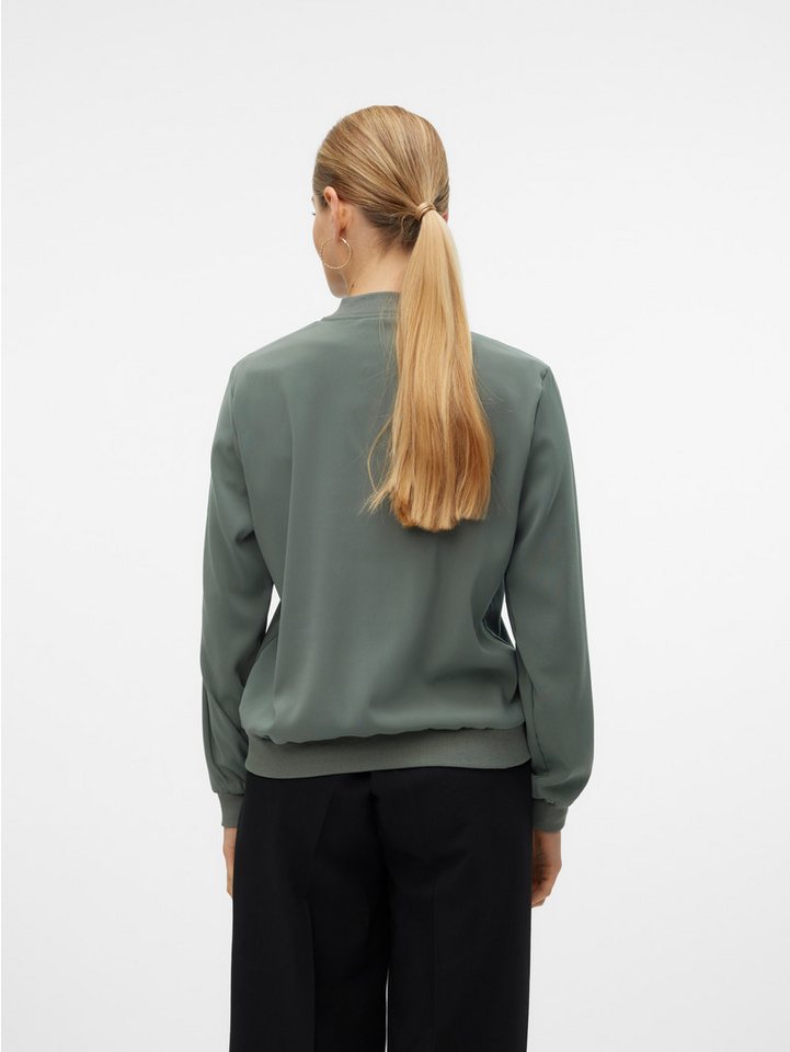 Vero Moda Kurzjacke VMCONNY, leichte Jacke für den Übergang seitliche Eingrifftaschen, Rippbündchen – Bild 4 von 5