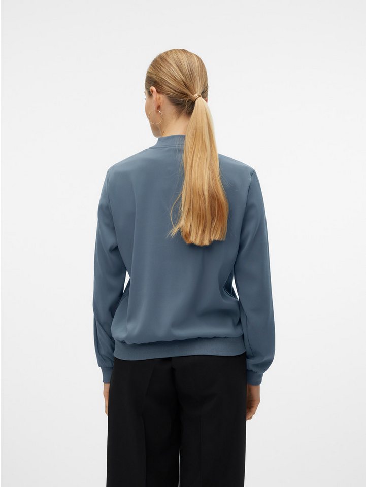 Vero Moda Kurzjacke VMCONNY, leichte Jacke für den Übergang seitliche Eingrifftaschen, Rippbündchen – Bild 4 von 5