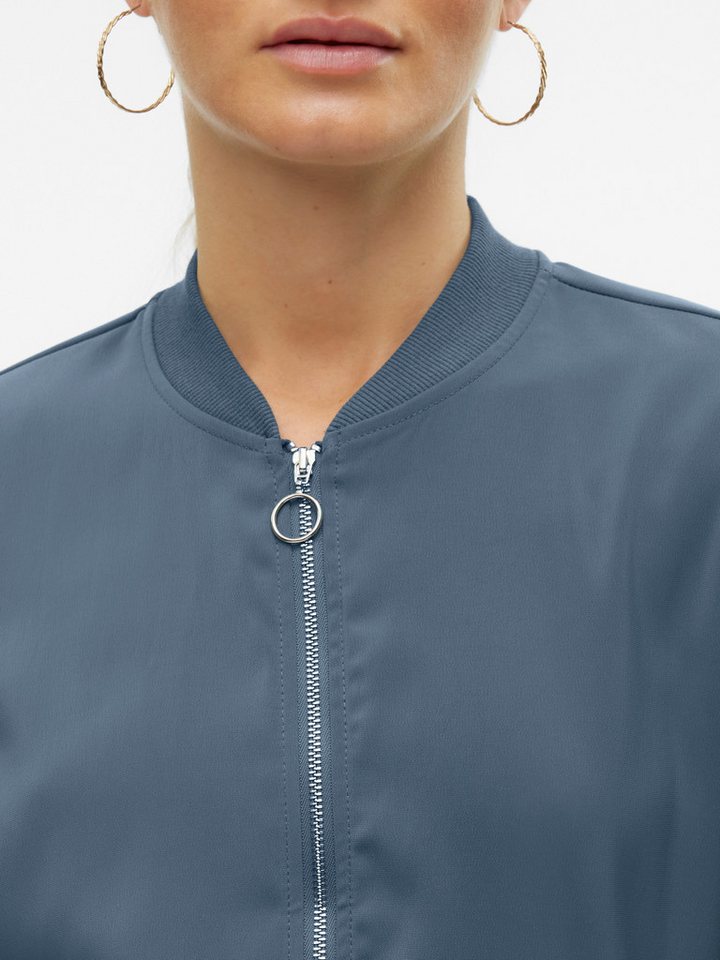 Vero Moda Kurzjacke VMCONNY, leichte Jacke für den Übergang seitliche Eingrifftaschen, Rippbündchen – Bild 5 von 5
