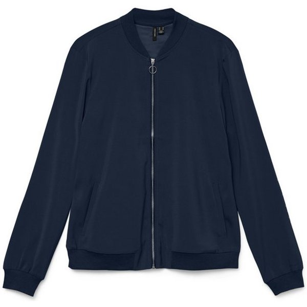Vero Moda Kurzjacke VMCONNY, leichte Jacke für den Übergang seitliche Eingrifftaschen, Rippbündchen
