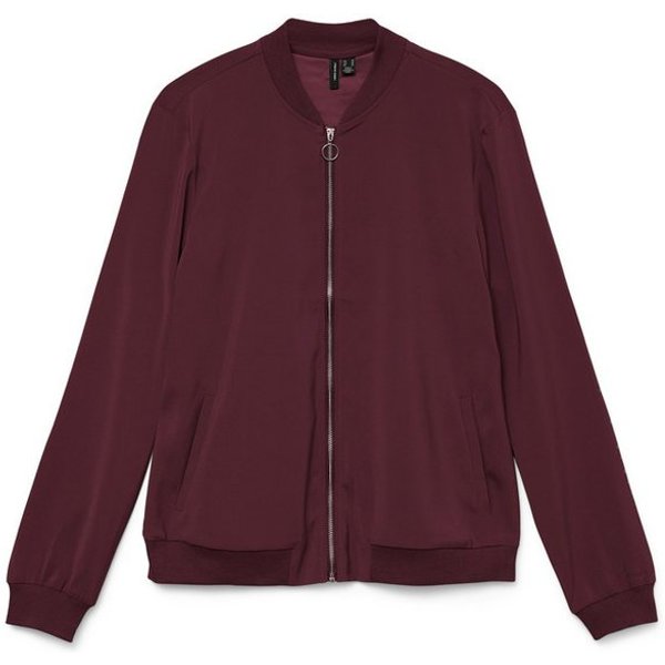Vero Moda Kurzjacke VMCONNY, leichte Jacke für den Übergang seitliche Eingrifftaschen, Rippbündchen
