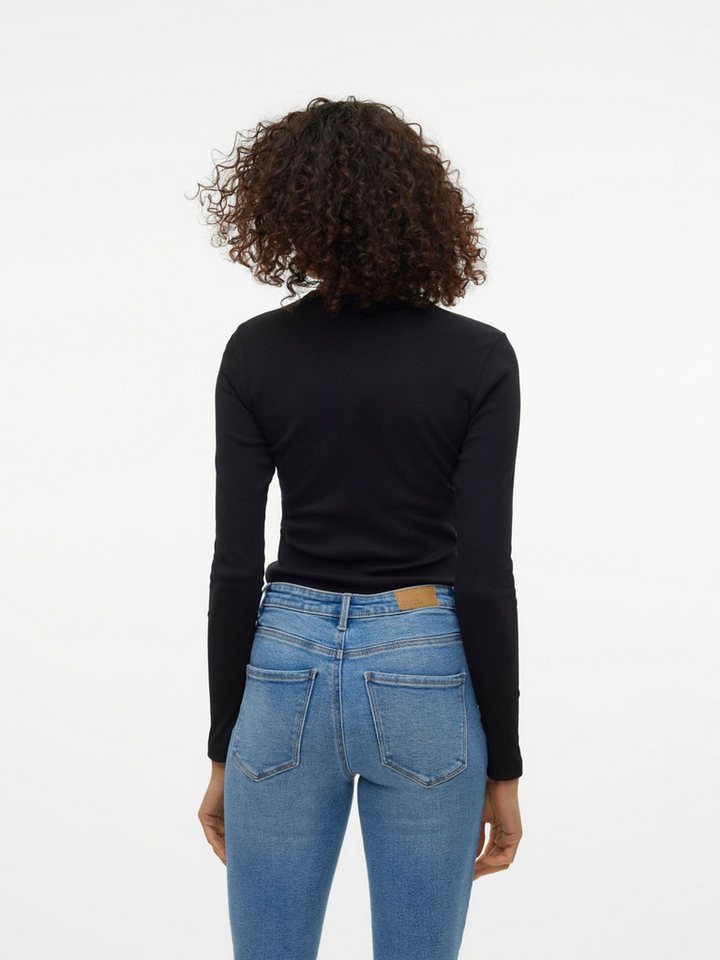 Vero Moda Langarmshirt VMChloe (1-tlg) Plain/ohne Details – Bild 3 von 5