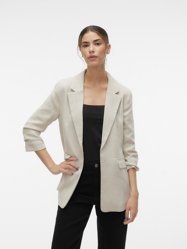 Vero Moda Longblazer VMFRIDA LS REGULAR BLAZER NOOS Materialmix, regular fit – Bild 2 von 5