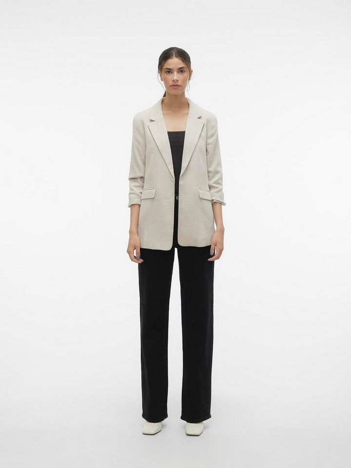 Vero Moda Longblazer VMFRIDA LS REGULAR BLAZER NOOS Materialmix, regular fit – Bild 4 von 5