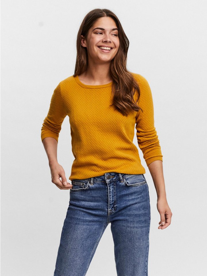 Vero Moda Rundhalspullover VMCare (1-tlg) Plain/ohne Details – Bild 4 von 5