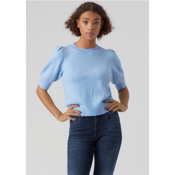 Vero Moda Rundhalspullover VMDOFFY 2/4 O-NECK PULLOVER GA NOOS Materialmix, regular fit