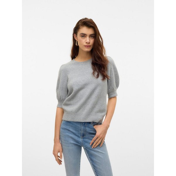 Vero Moda Rundhalspullover VMDOFFY 2/4 O-NECK PULLOVER GA NOOS Materialmix, regular fit