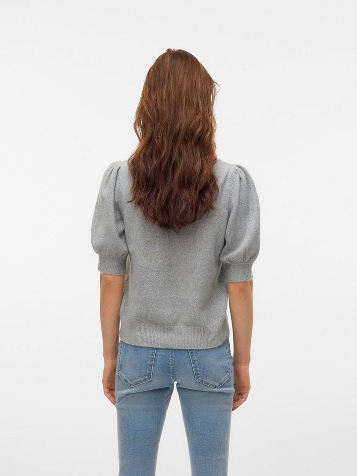 Vero Moda Rundhalspullover VMDOFFY 2/4 O-NECK PULLOVER GA NOOS Materialmix, regular fit – Bild 3 von 5
