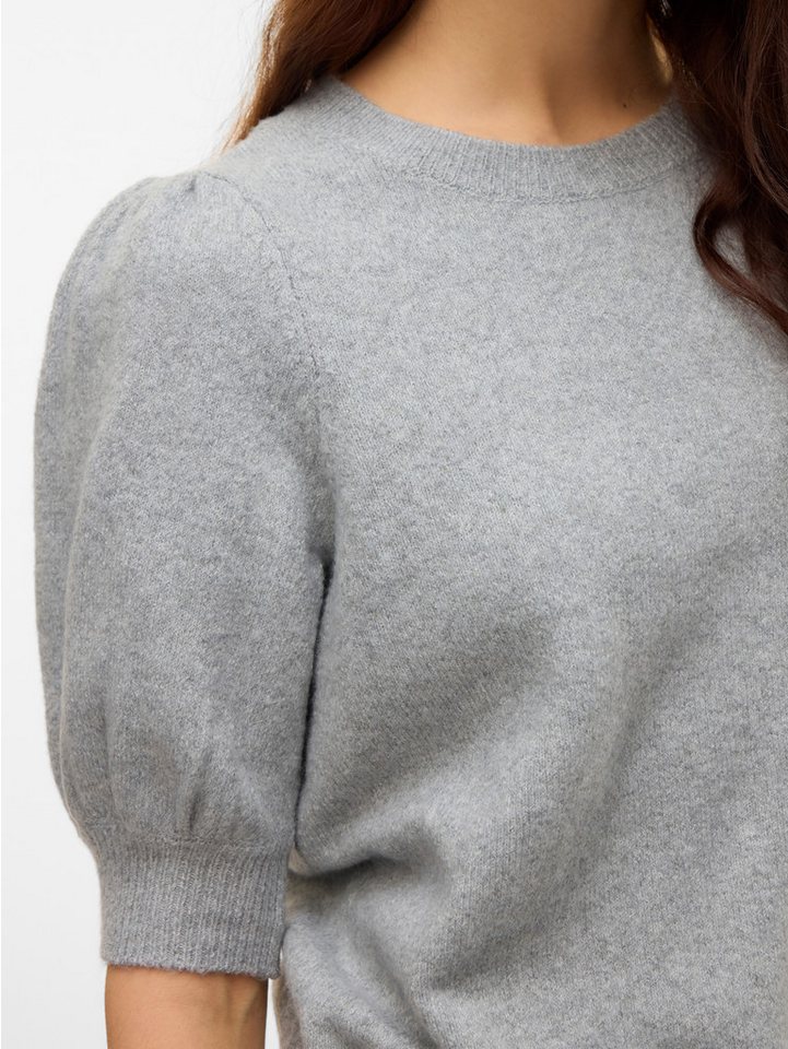 Vero Moda Rundhalspullover VMDOFFY 2/4 O-NECK PULLOVER GA NOOS Materialmix, regular fit – Bild 4 von 5