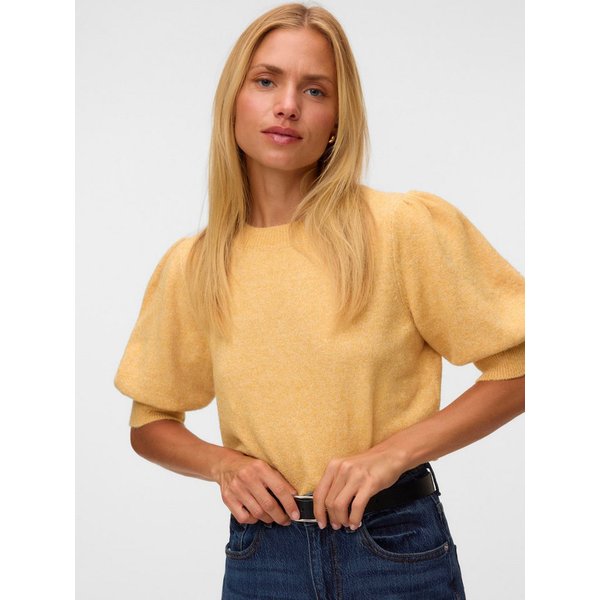 Vero Moda Rundhalspullover VMDOFFY 2/4 O-NECK PULLOVER GA NOOS Materialmix, regular fit