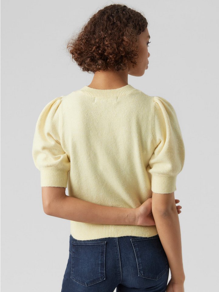 Vero Moda Rundhalspullover VMDOFFY 2/4 O-NECK PULLOVER GA NOOS Materialmix, regular fit – Bild 2 von 5