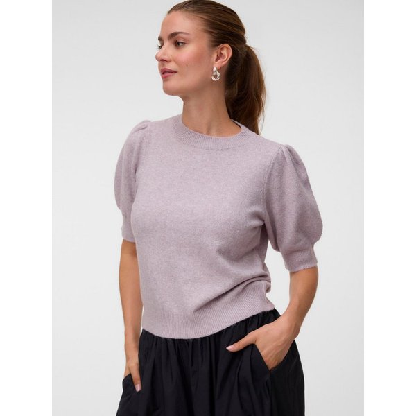Vero Moda Rundhalspullover VMDOFFY 2/4 O-NECK PULLOVER GA NOOS Materialmix, regular fit