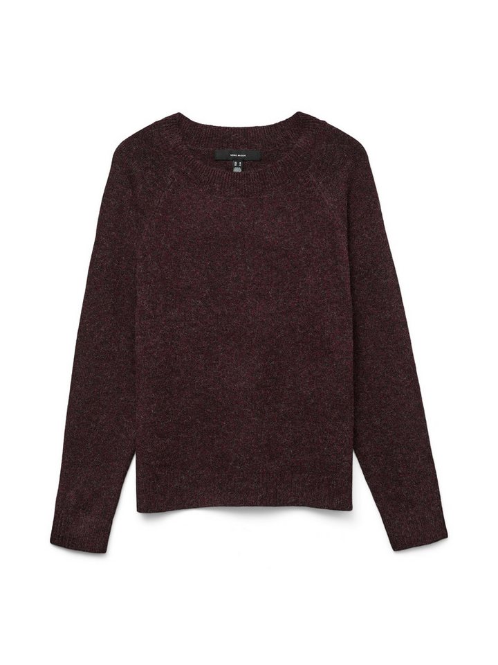 Vero Moda Rundhalspullover VMDOFFY LS O-NECK BLOUSE GA NOOS Materialmix, regular fit – Bild 4 von 5