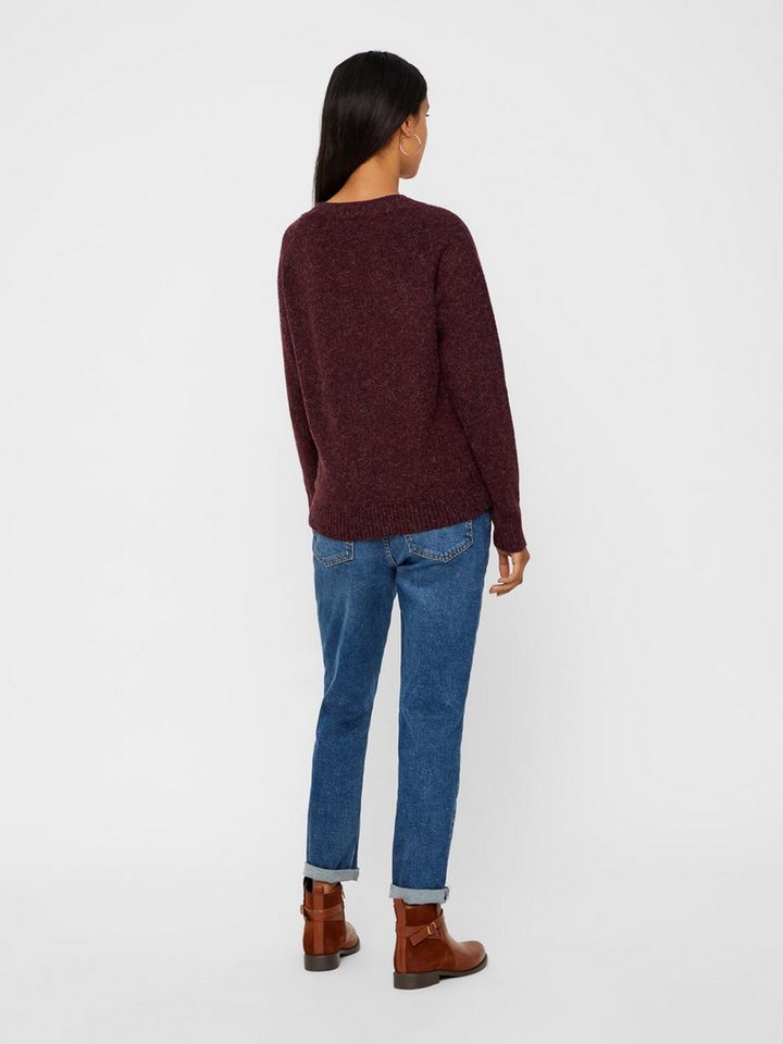 Vero Moda Rundhalspullover VMDOFFY LS O-NECK BLOUSE GA NOOS Materialmix, regular fit – Bild 5 von 5