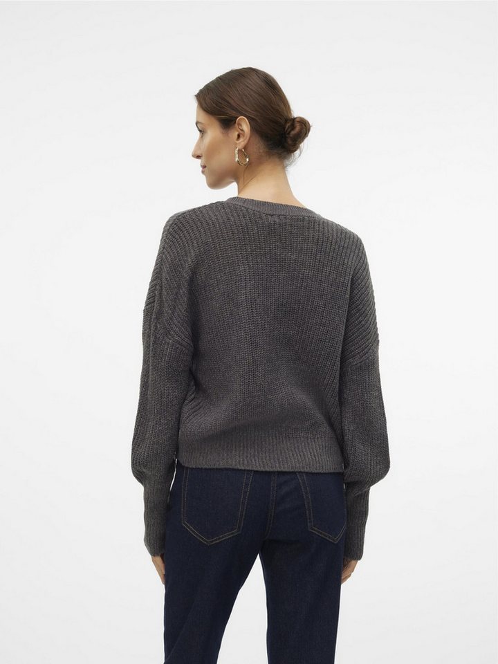 Vero Moda Strickjacke VMLea (1-tlg) Plain/ohne Details – Bild 3 von 5