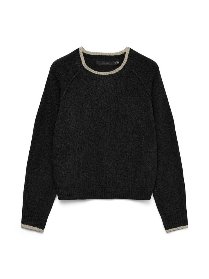 Vero Moda Strickpullover VMAQUARIUS LS O-NECK RAGLAN PULLOVER BF – Bild 2 von 2