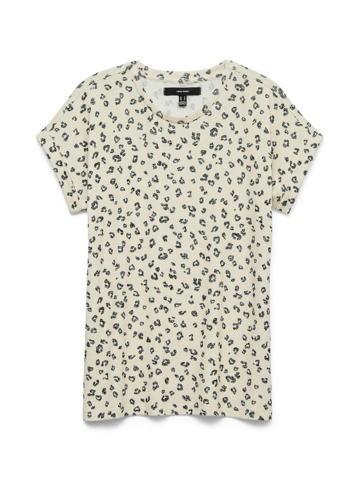Vero Moda Strickpullover VMBRIANNAMIX SS O-NECK PULLOVER BOO mit Animal-Print – Bild 2 von 2
