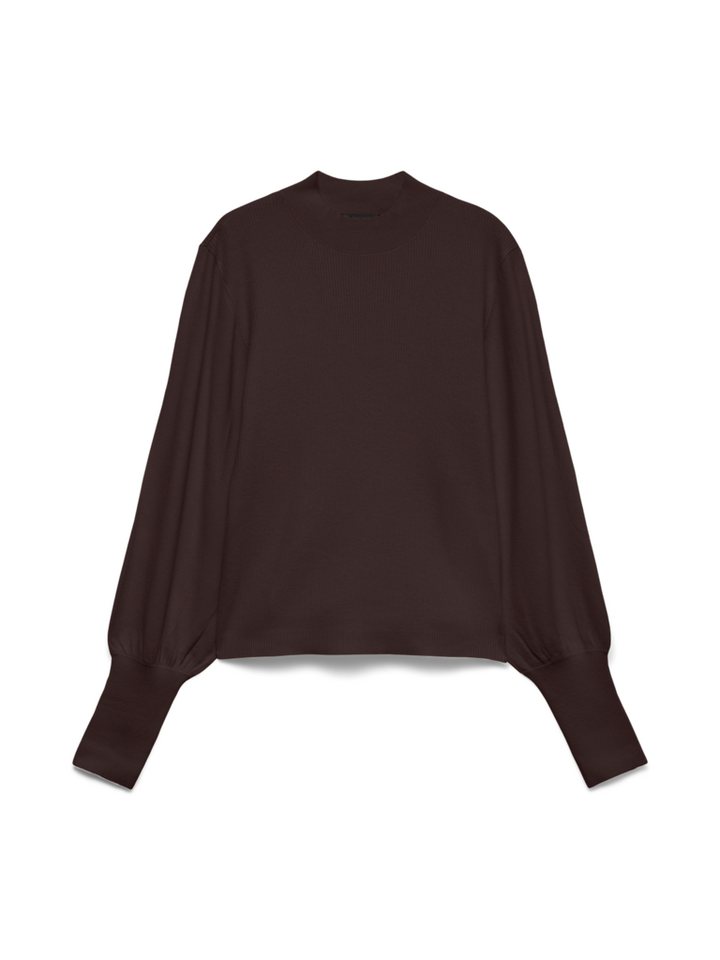 Vero Moda Strickpullover VMHOLLYKARIS LS FUNNELNECK PULLOVER BOO Viskosemischung – Bild 5 von 5
