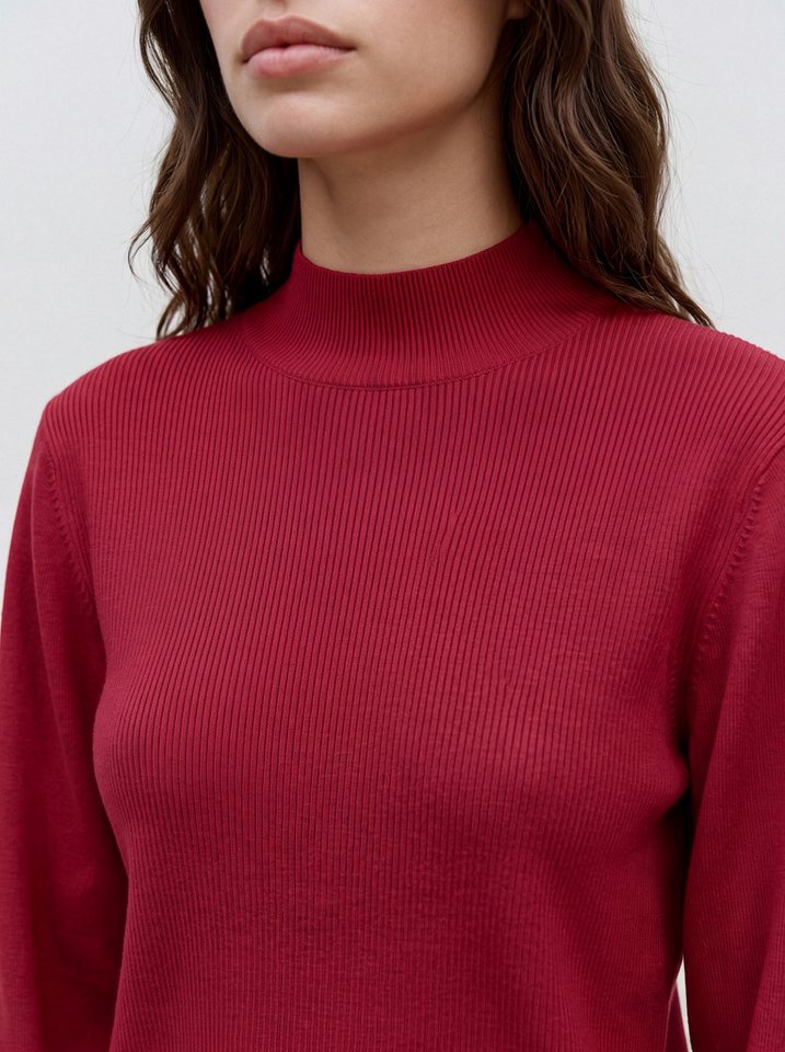 Vero Moda Strickpullover VMHOLLYKARIS LS FUNNELNECK PULLOVER BOO Viskosemischung – Bild 3 von 5
