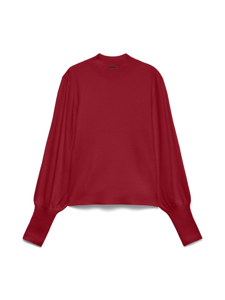 Vero Moda Strickpullover VMHOLLYKARIS LS FUNNELNECK PULLOVER BOO Viskosemischung – Bild 5 von 5