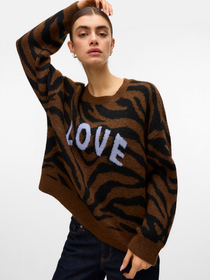 Vero Moda Strickpullover VMNEWKAI LS O-NECK PULLOVER BOO – Bild 2 von 5