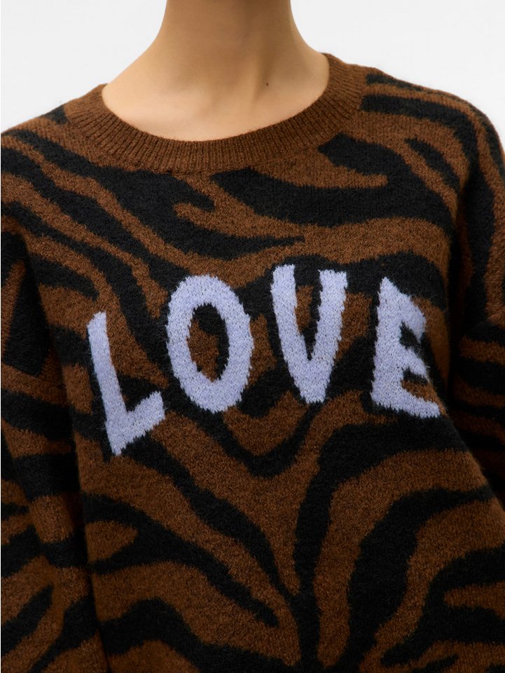 Vero Moda Strickpullover VMNEWKAI LS O-NECK PULLOVER BOO – Bild 4 von 5