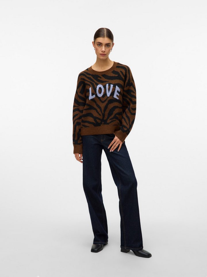 Vero Moda Strickpullover VMNEWKAI LS O-NECK PULLOVER BOO – Bild 5 von 5