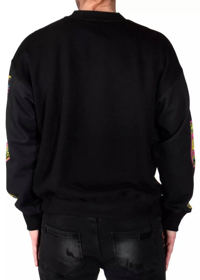 Versace Jeans Couture Sweatshirt Oversize Logo Pullover Sweater S All-Over-Print im typischen barocken Versace – Bild 3 von 5