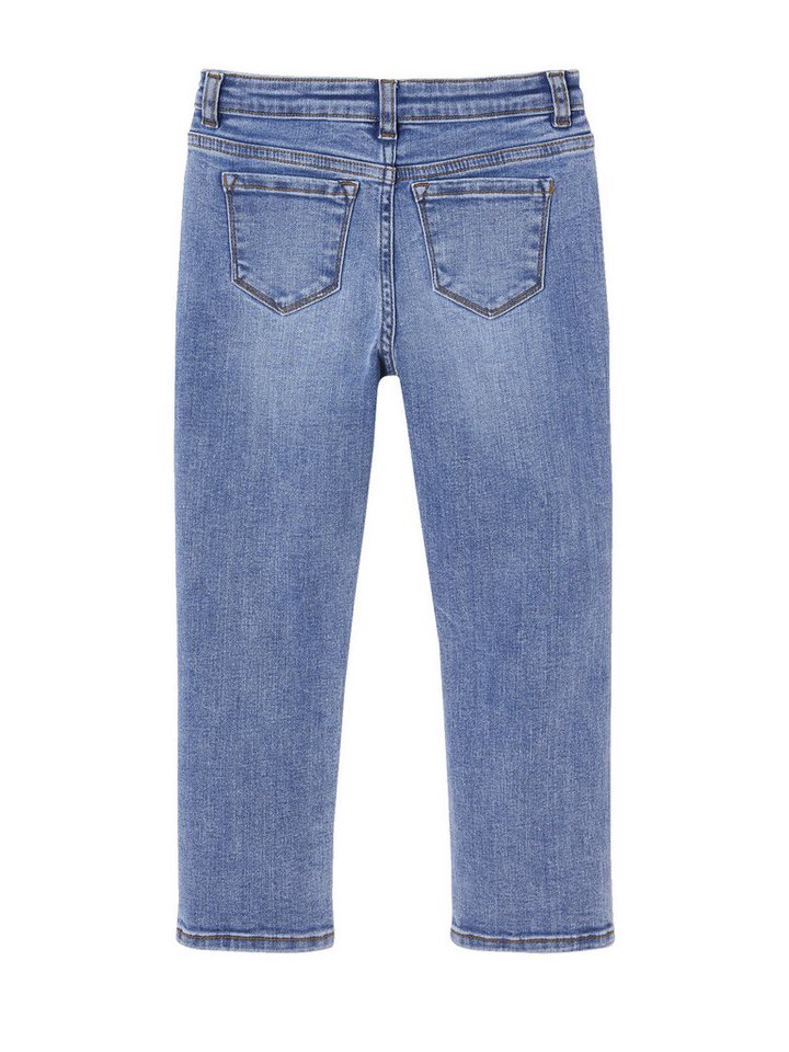 vertbaudet 7/8-Caprijeans Mädchen Slim-Jeans, Hüftweite COMFORT – Bild 2 von 5