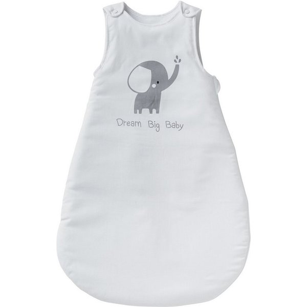 vertbaudet Babyschlafsack Ärmelloser Baby Schlafsack ELEFANTEN, Sommerschlafsack, 2,5 TOG