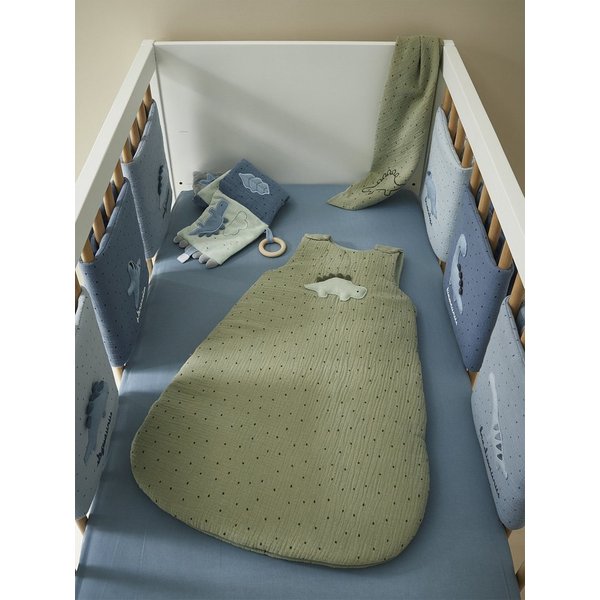 vertbaudet Babyschlafsack Ärmelloser Baby Schlafsack KLEINER DINO, Sommerschlafsack, 2,5 TOG