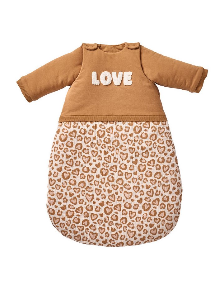 vertbaudet Babyschlafsack Baby Schlafsack mit abnehmbaren Ärmeln LOVELY LEO, Winterschlafsack, 3 TOG – Bild 3 von 5
