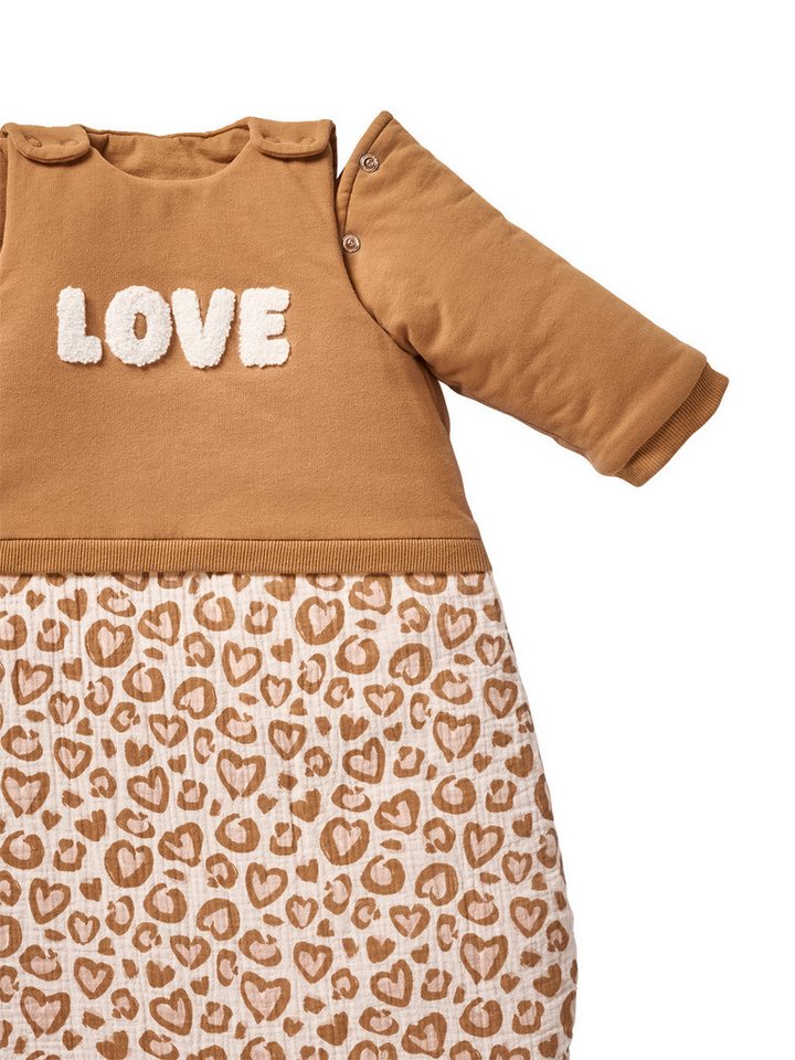 vertbaudet Babyschlafsack Baby Schlafsack mit abnehmbaren Ärmeln LOVELY LEO, Winterschlafsack, 3 TOG – Bild 4 von 5