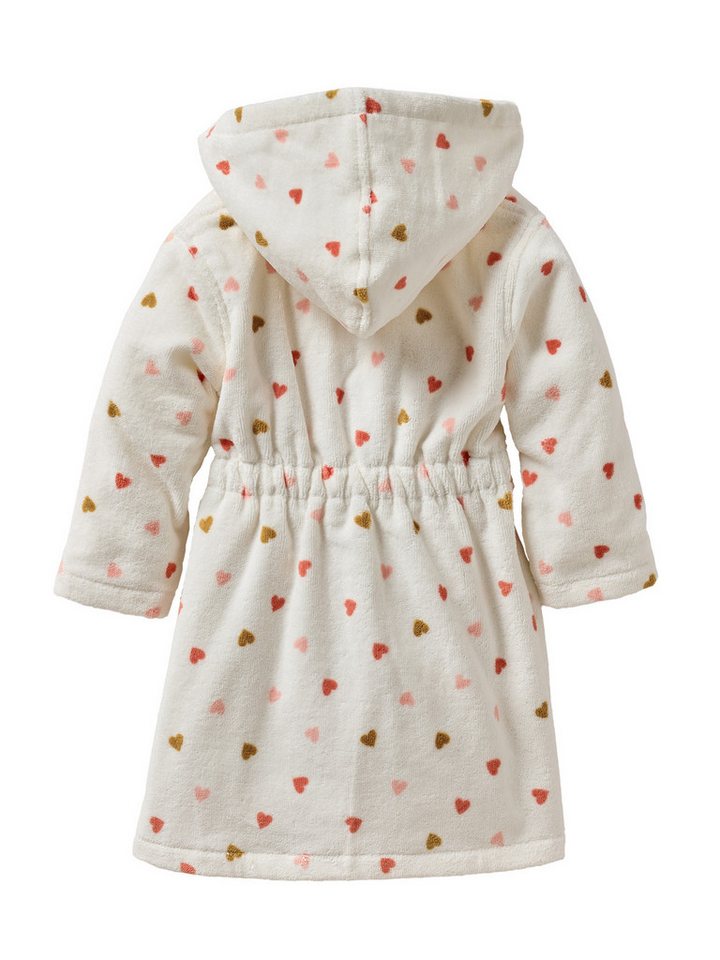 vertbaudet Bademantel Bademantel HERZ Baby, Bio-Baumwolle – Bild 2 von 2