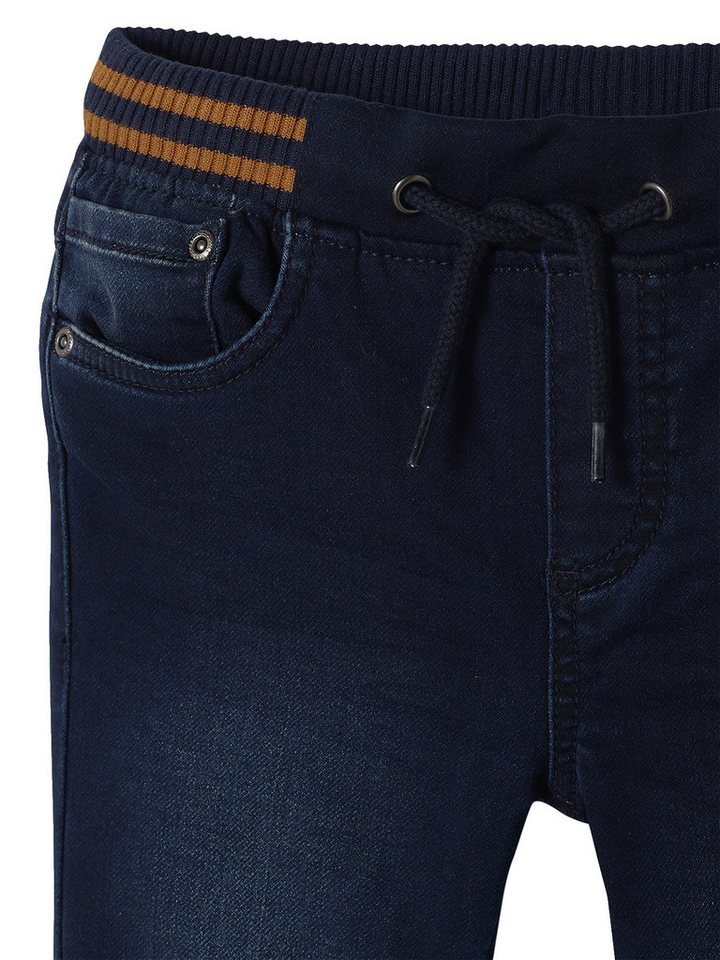 vertbaudet Bequeme Jeans Jungen Sweathose, Denim-Optik – Bild 3 von 5