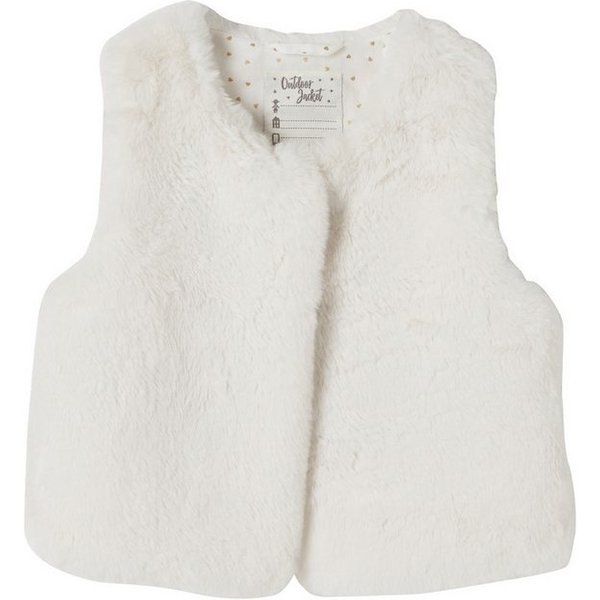 vertbaudet Blouson Mädchen Webpelzweste