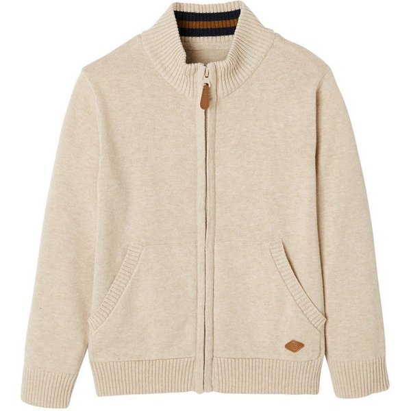 vertbaudet Cardigan Jungen Cardigan, Stehkragen