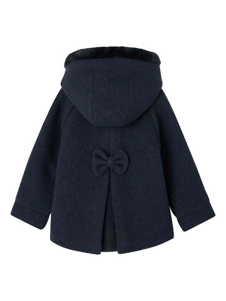 vertbaudet Dufflecoat Mädchen Wintermantel, Woll-Mix – Bild 2 von 5