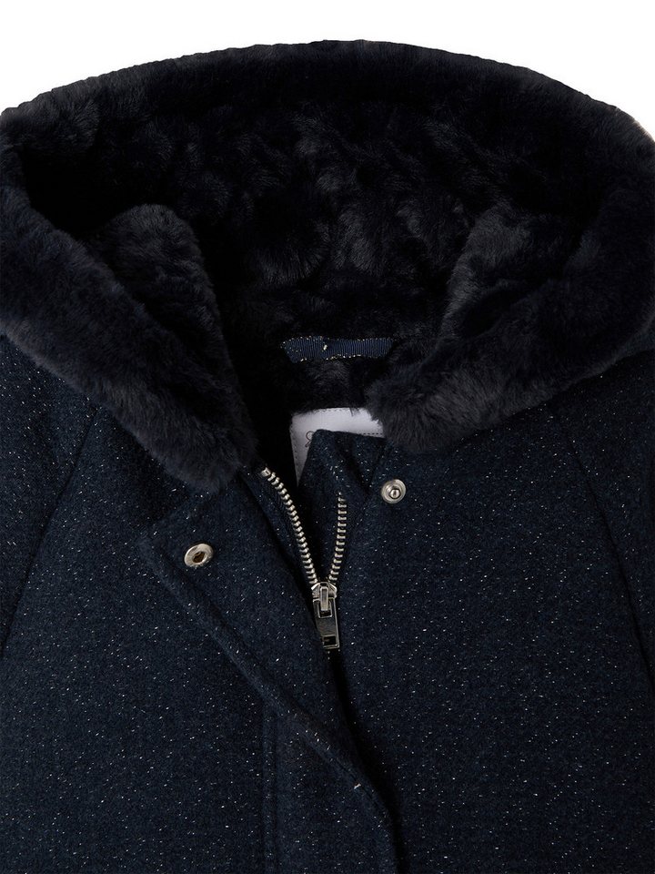 vertbaudet Dufflecoat Mädchen Wintermantel, Woll-Mix – Bild 3 von 5