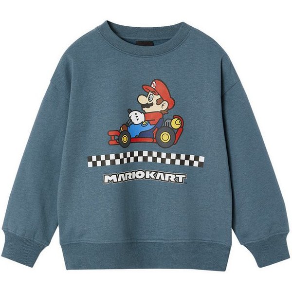 vertbaudet Fleecepullover Kinder Sweatshirt SUPER MARIO