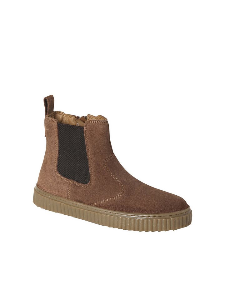 vertbaudet Kinder Chelsea-Boots aus Leder mit Reißverschluss Stiefelette – Bild 2 von 5