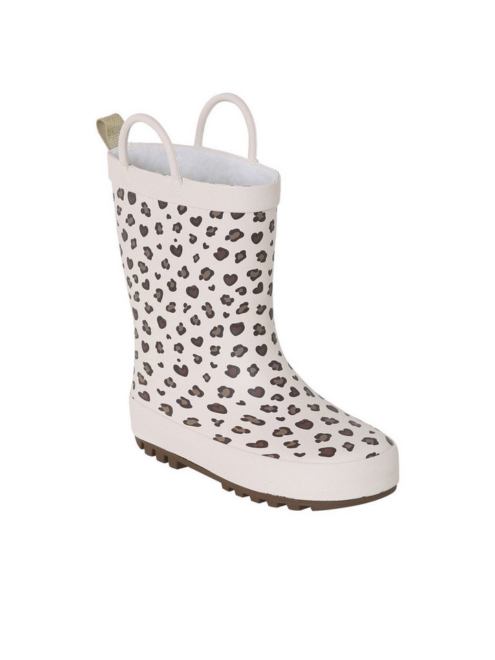 vertbaudet Kinder Gummistiefel Winterstiefel Blumen oder Leo-Print – Bild 2 von 5