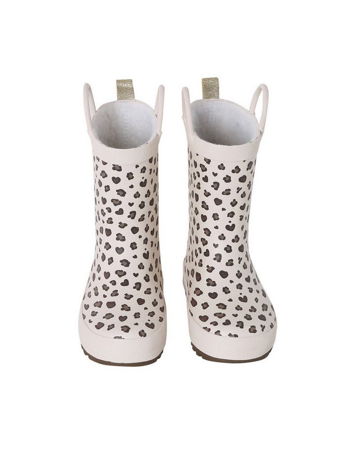 vertbaudet Kinder Gummistiefel Winterstiefel Blumen oder Leo-Print – Bild 4 von 5