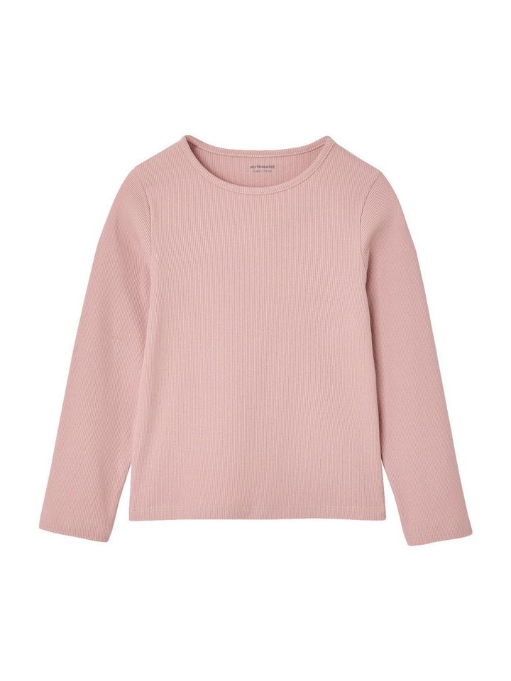 vertbaudet Langarmshirt 3er-Pack Shirts mit langen Ärmeln Mädchen BASIC – Bild 3 von 5