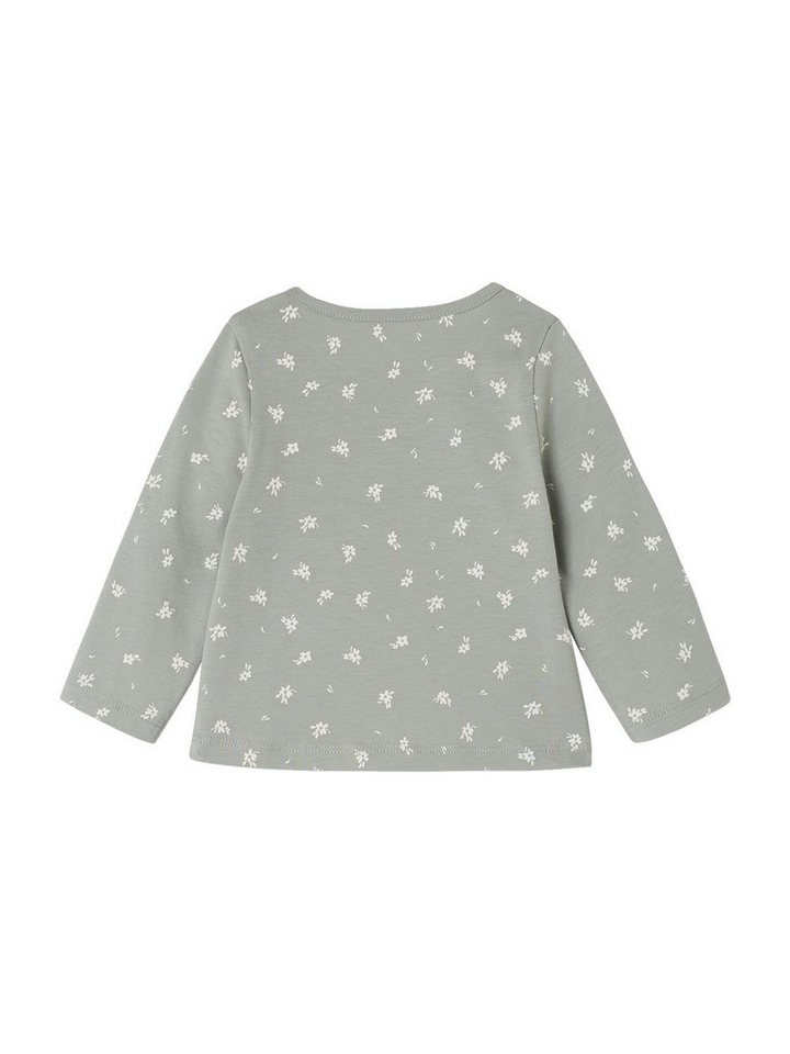 vertbaudet Langarmshirt Baby Shirts BASIC, Print & Uni mit Volants 2er-Pack – Bild 4 von 5