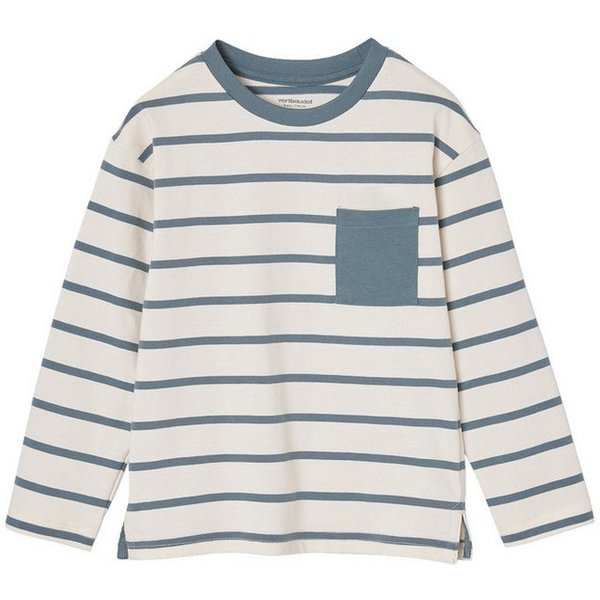 vertbaudet Langarmshirt Jungen Ringelshirt