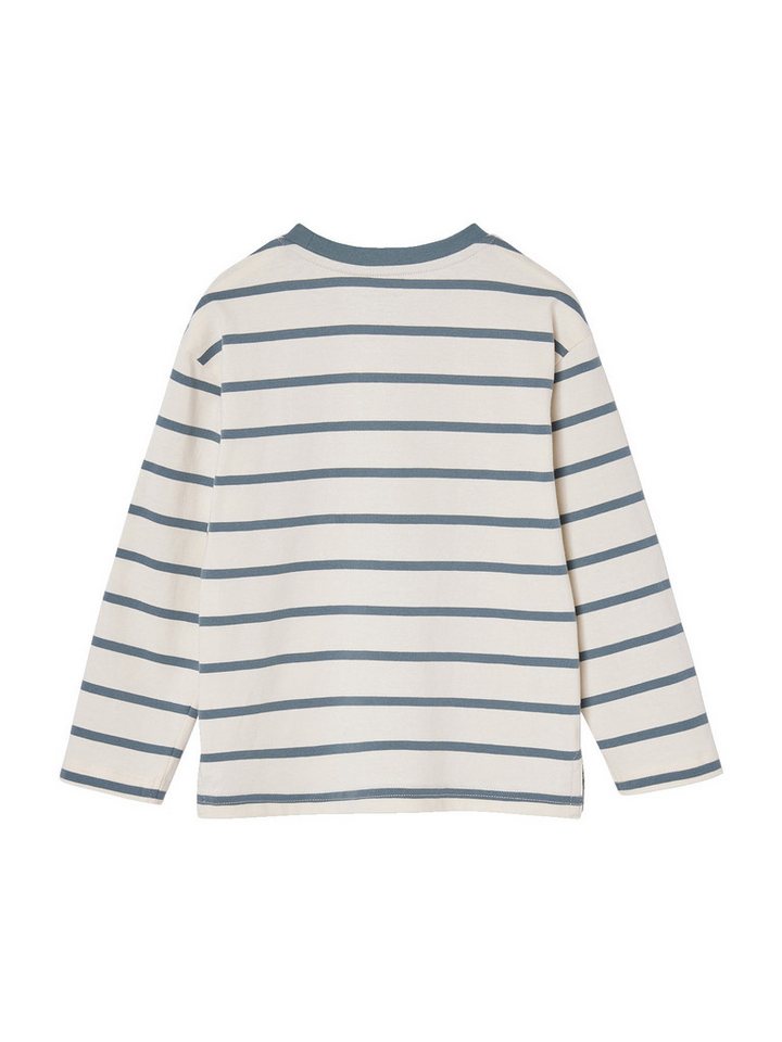vertbaudet Langarmshirt Jungen Ringelshirt – Bild 2 von 3
